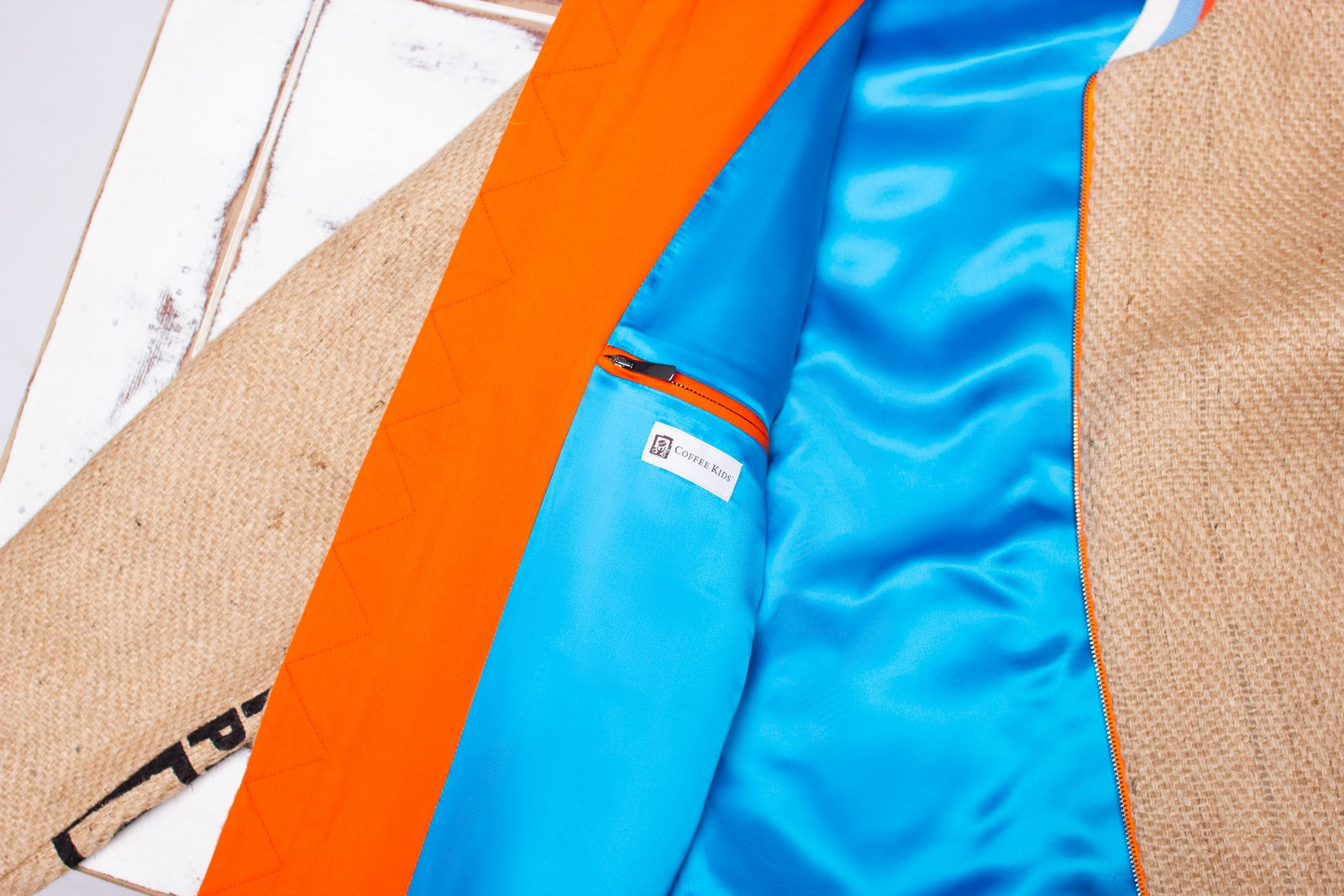 Unique sustainable jackets made from recycled coffee bags – The Coffee ...